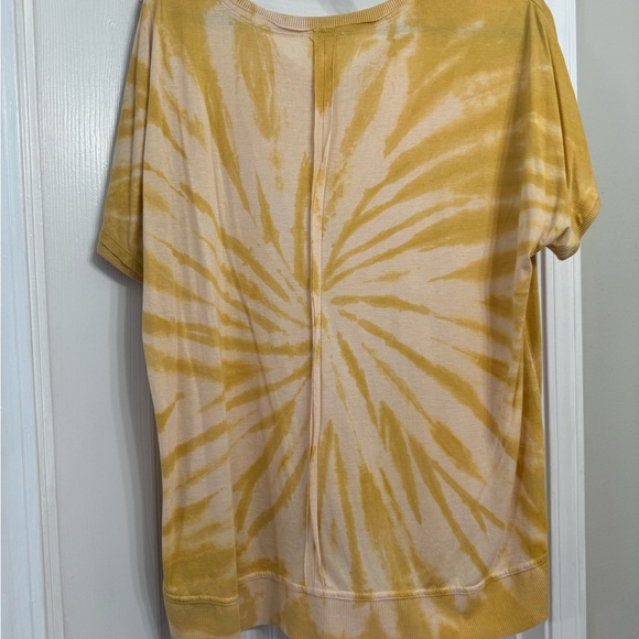 Kori brand yellow tie dye wear to work top - Picture 4 of 4